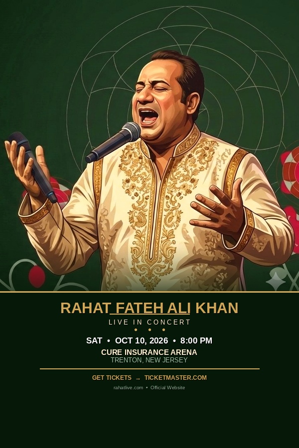 Rahat Fateh Ali Khan — Trenton, NJ