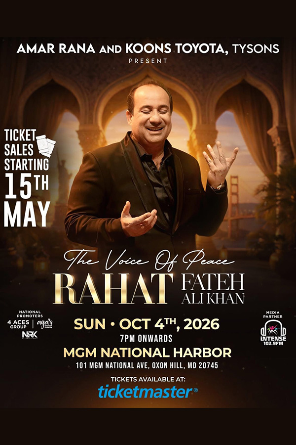 Rahat Fateh Ali Khan — Oxon Hill, MD